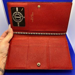 HENRI BENDEL WALLET RED